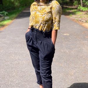 Black high waisted pants